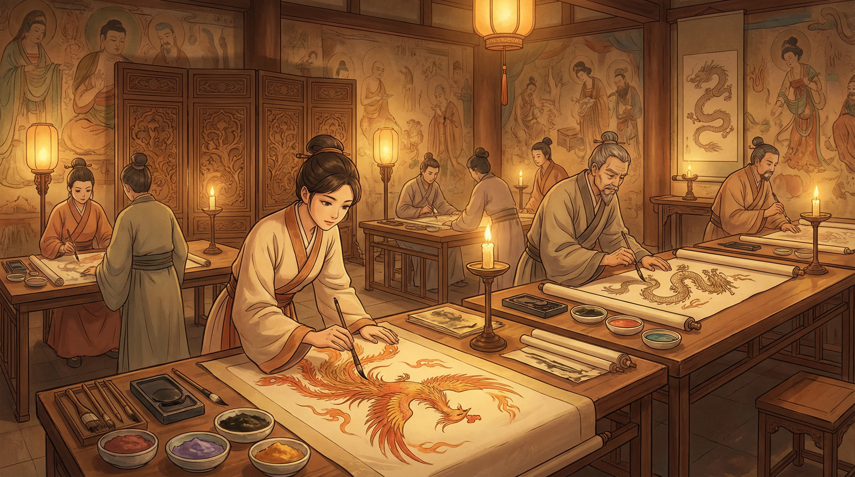 画师入驻 - 腾讯新文创 国风动漫画师